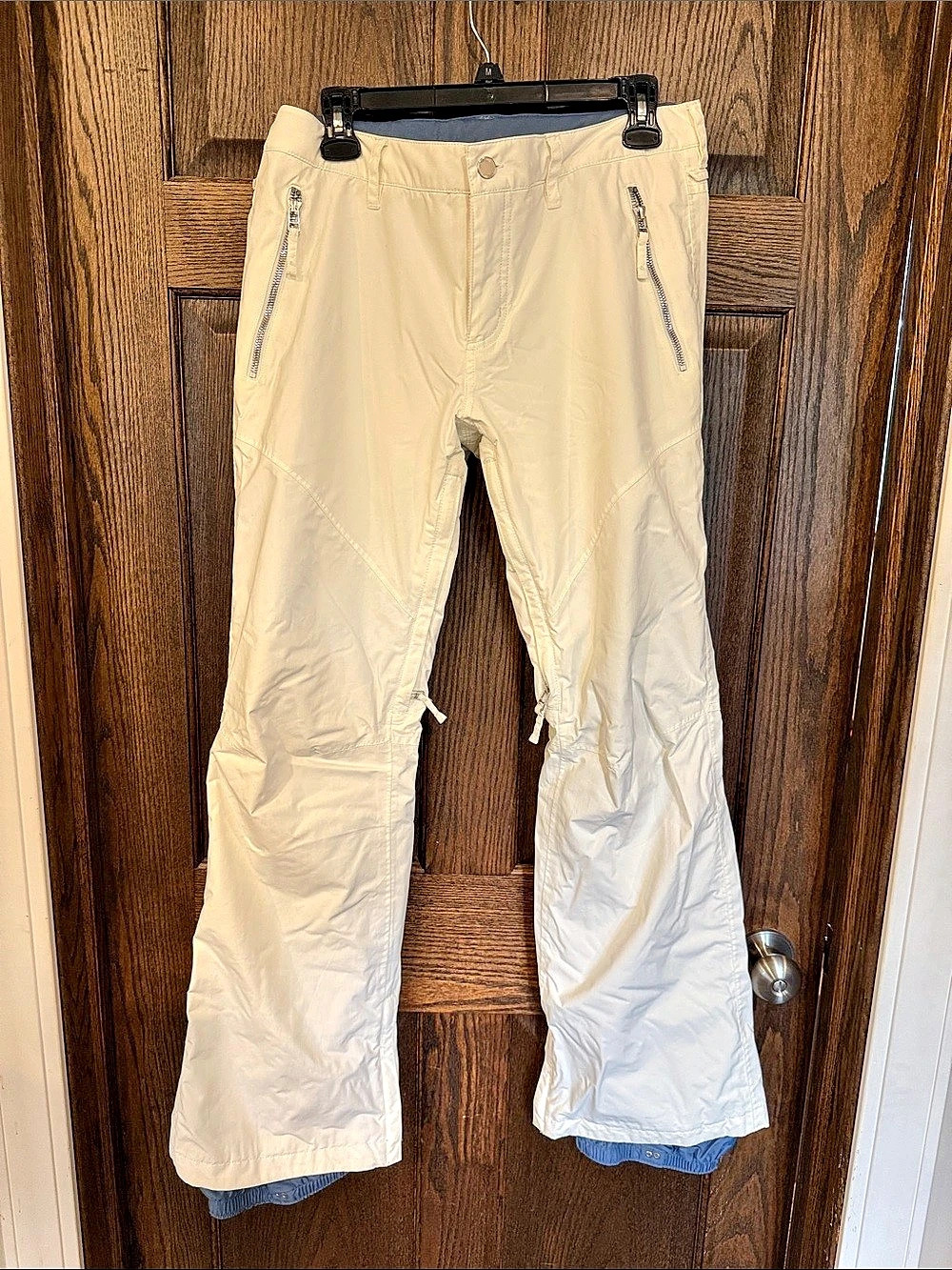 Burton DryRide White Snowboard Ski Pants Medium